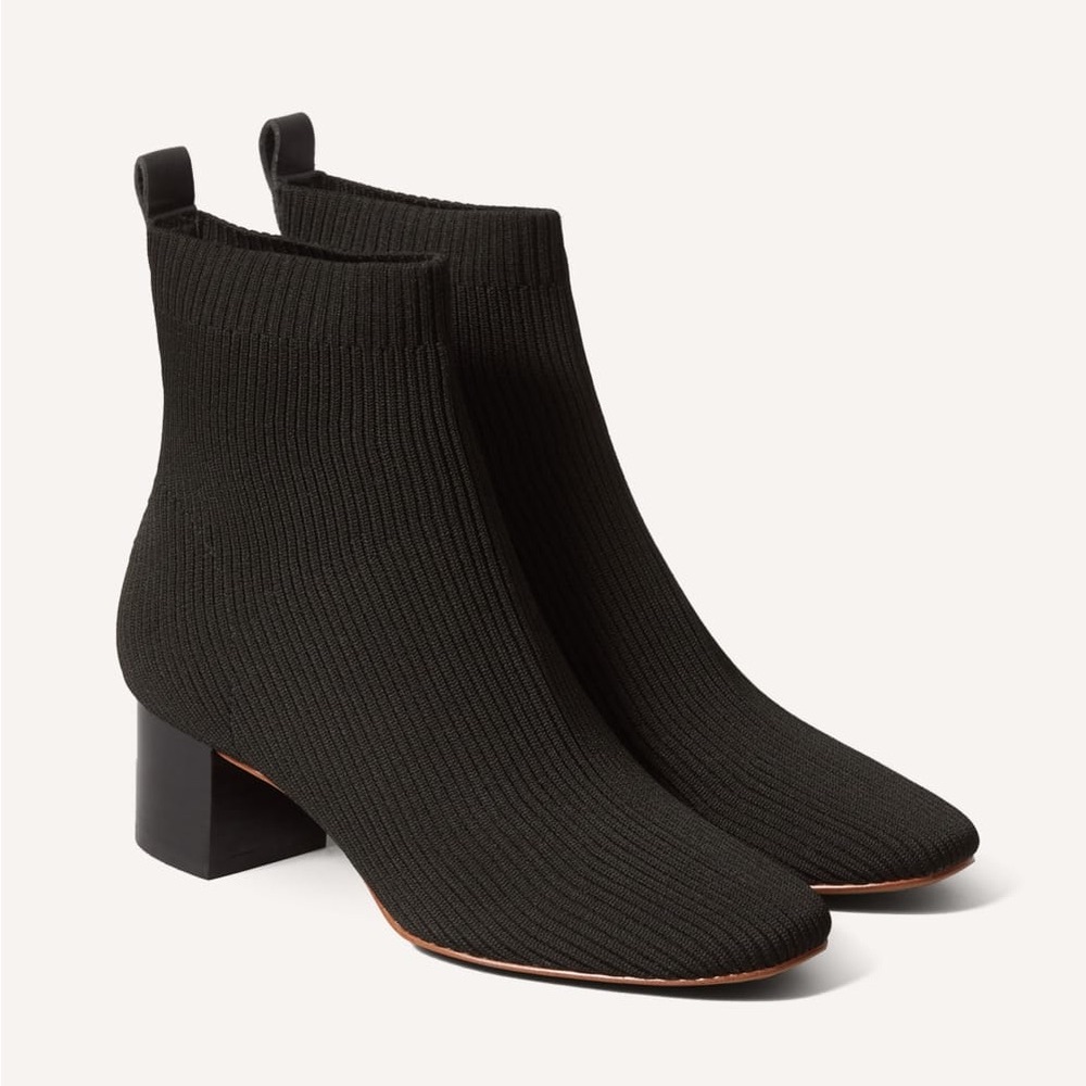NEW Everlane | Black Ankle Sock Boots